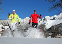 Langlaufen in der traumhaften Winterlandschaft in Ramsau am Dachstein