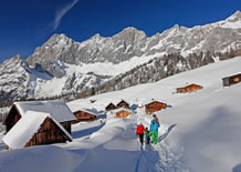 Winterwanderungen am Fuße des Dachstein