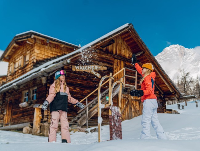Winterwandern, Schneeschuhwandern, Schlittenfahren in Ramsau am Dachstein